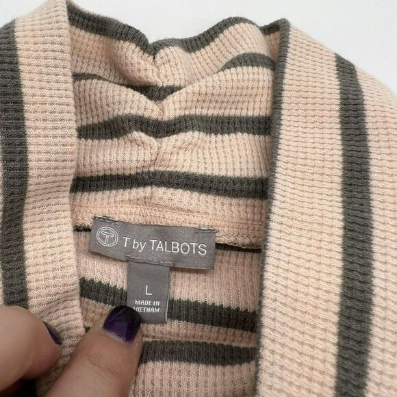 T by Talbots Turtleneck Women's Shirt Size Large long Sleeve Top - Picture 4 of 5
